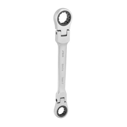 Ronix 7-in-1 Flex Head Double Box End Ratcheting Wrench Set