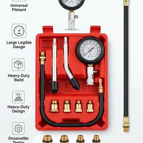 Piston compression tester gauge