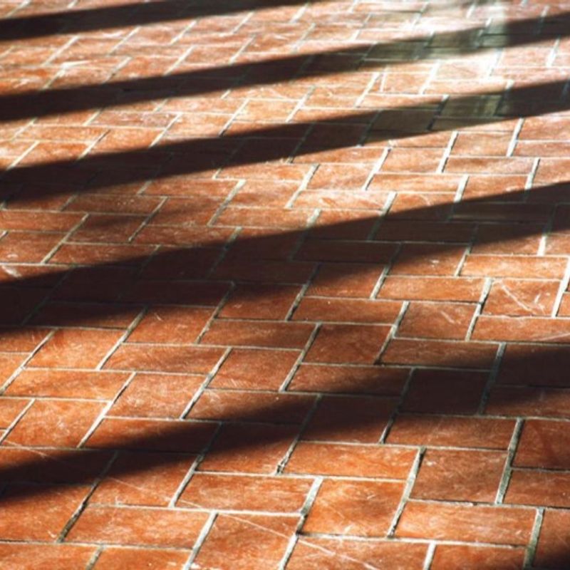 Pattern study — brickwork in low sun