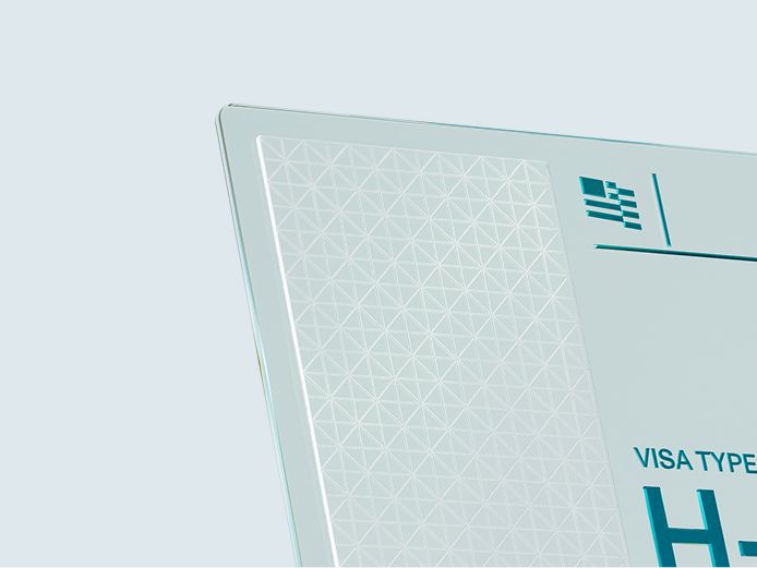 An Ellis H-1B visa card