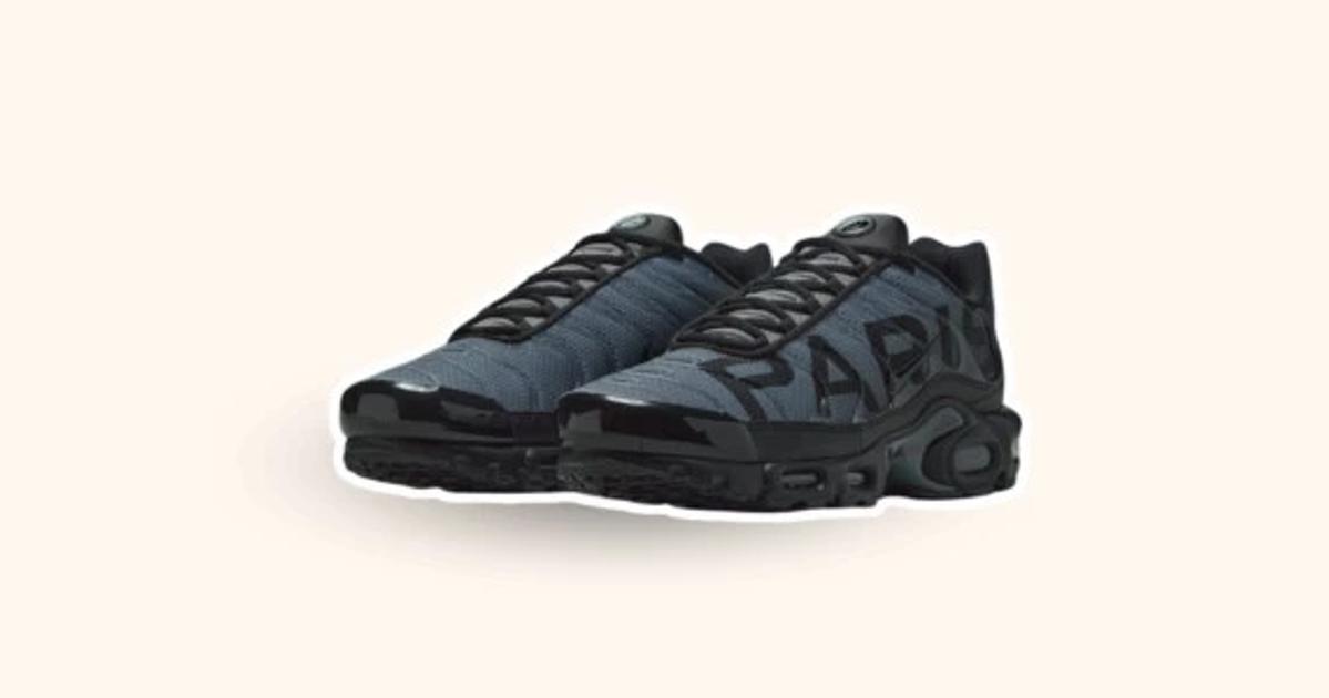 PSG x Nike Air Max Plus Preto Antracite: o TN oficial do clube