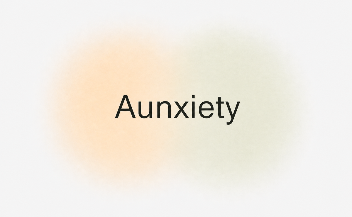 Abstract illustration of an overworked control panel surrounded by bright lights and noise, symbolising autistic aunxiety.