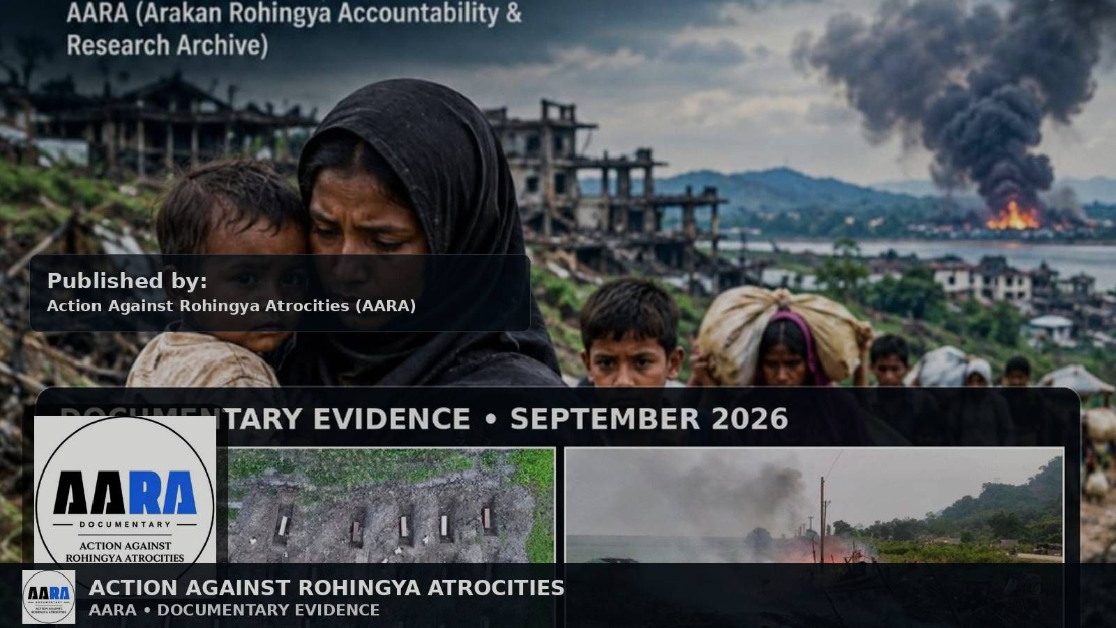 Rohingya in Arakan State: Airstrikes, Mass Arrests and Land Seizures Intensify in September 2026