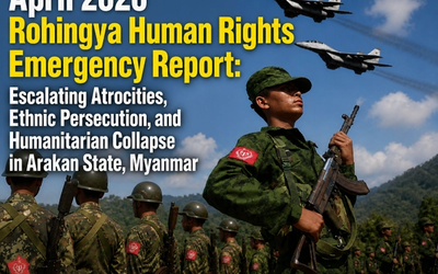 April 2026 Rohingya Emergency Report: Escalating Atrocities and Humanitarian Collapse in Arakan State