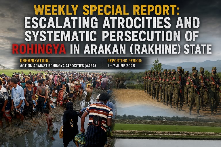 Weekly Special Report: Escalating Atrocities and Systematic Persecution of Rohingya in Arakan (Rakhine) State