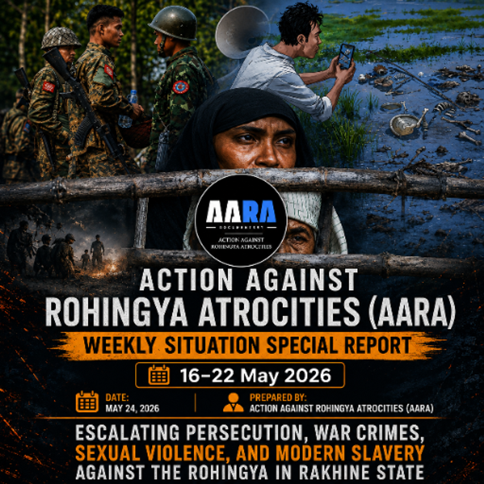 AARA Weekly Report (16–22 May 2026): Systematic Oppression, Mass Atrocities, and Modern Slavery Targeting Rohingya