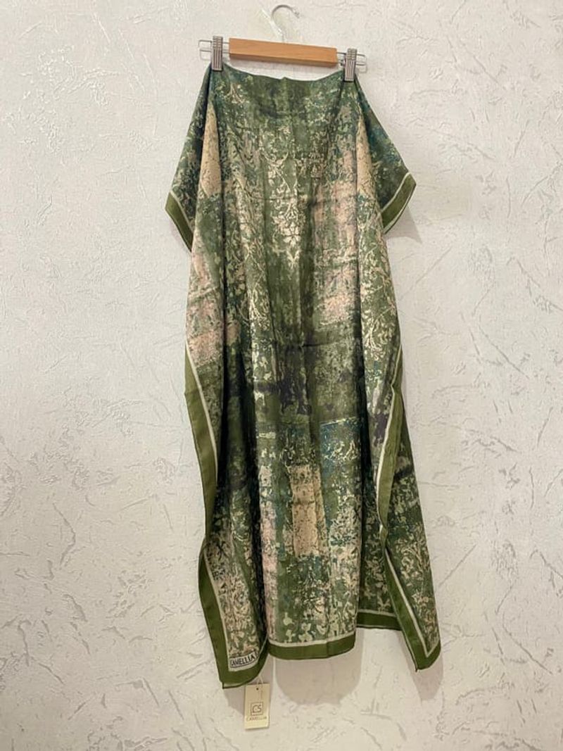 Mahzel Kraş Şal - Yeşil 