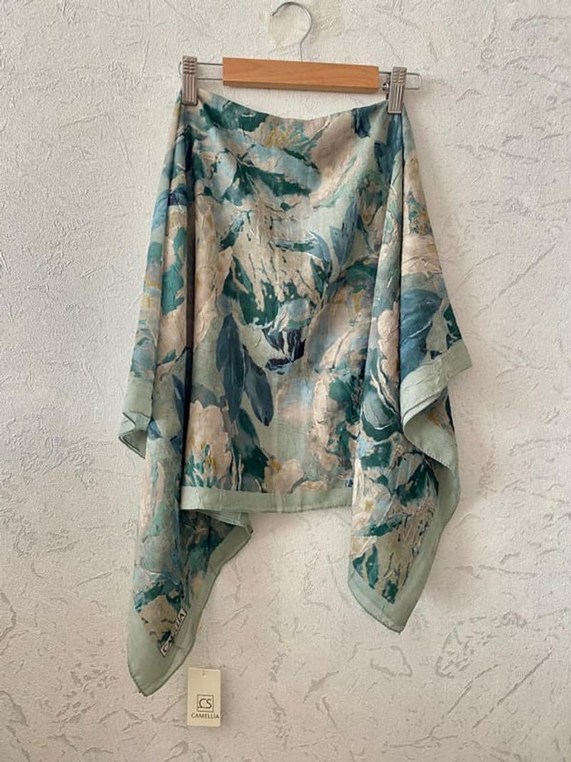 Aura Kraş Eşarp - Mint 