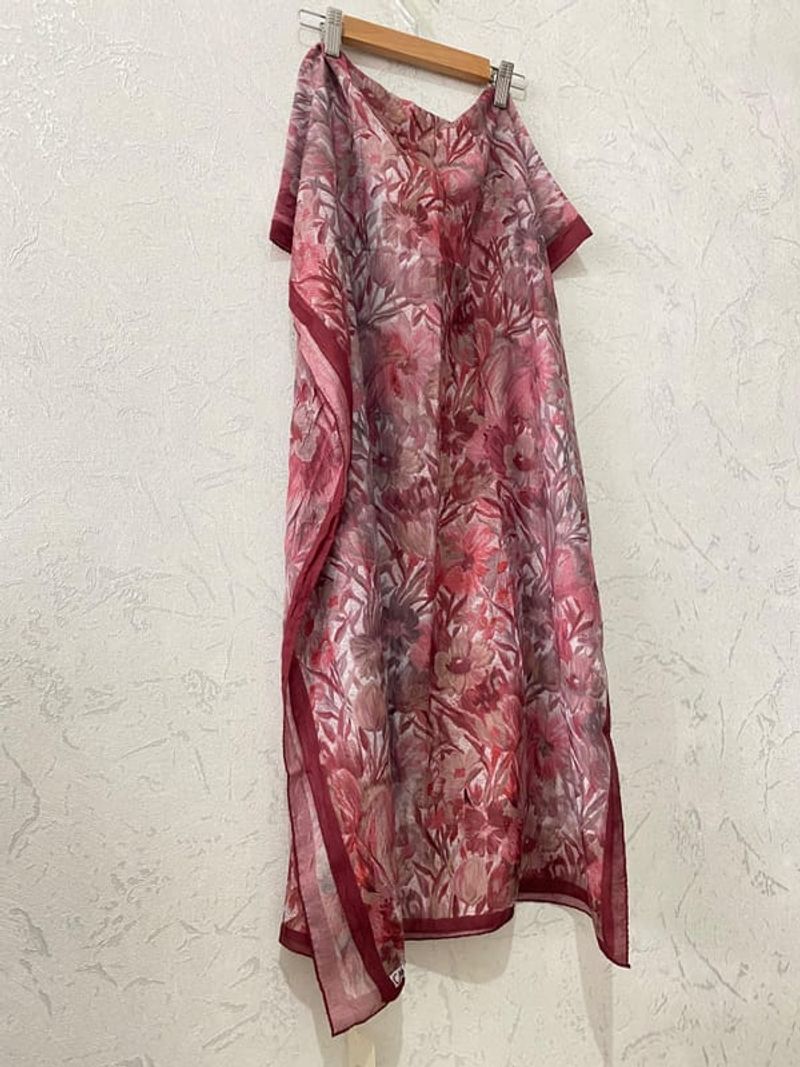 Paradise Kraş Şal - Bordo