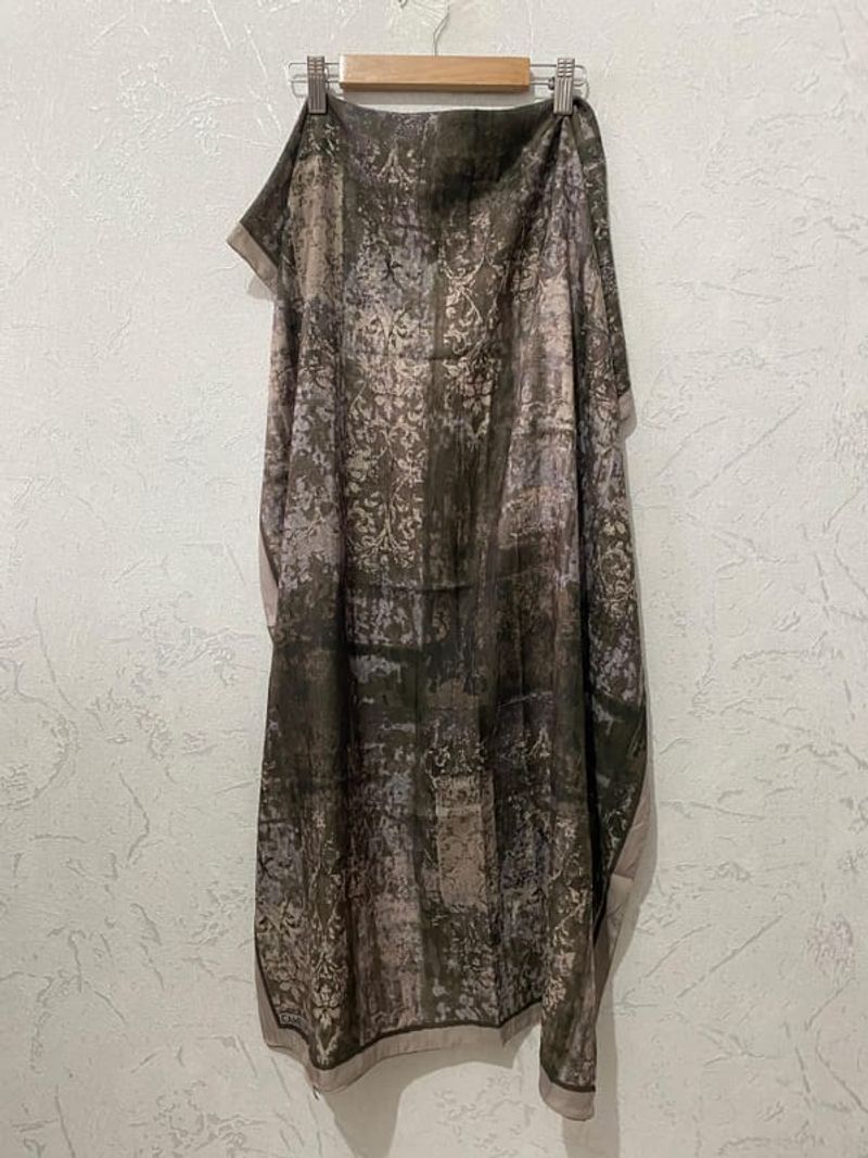 Mahzel Kraş Şal - Haki- Bej