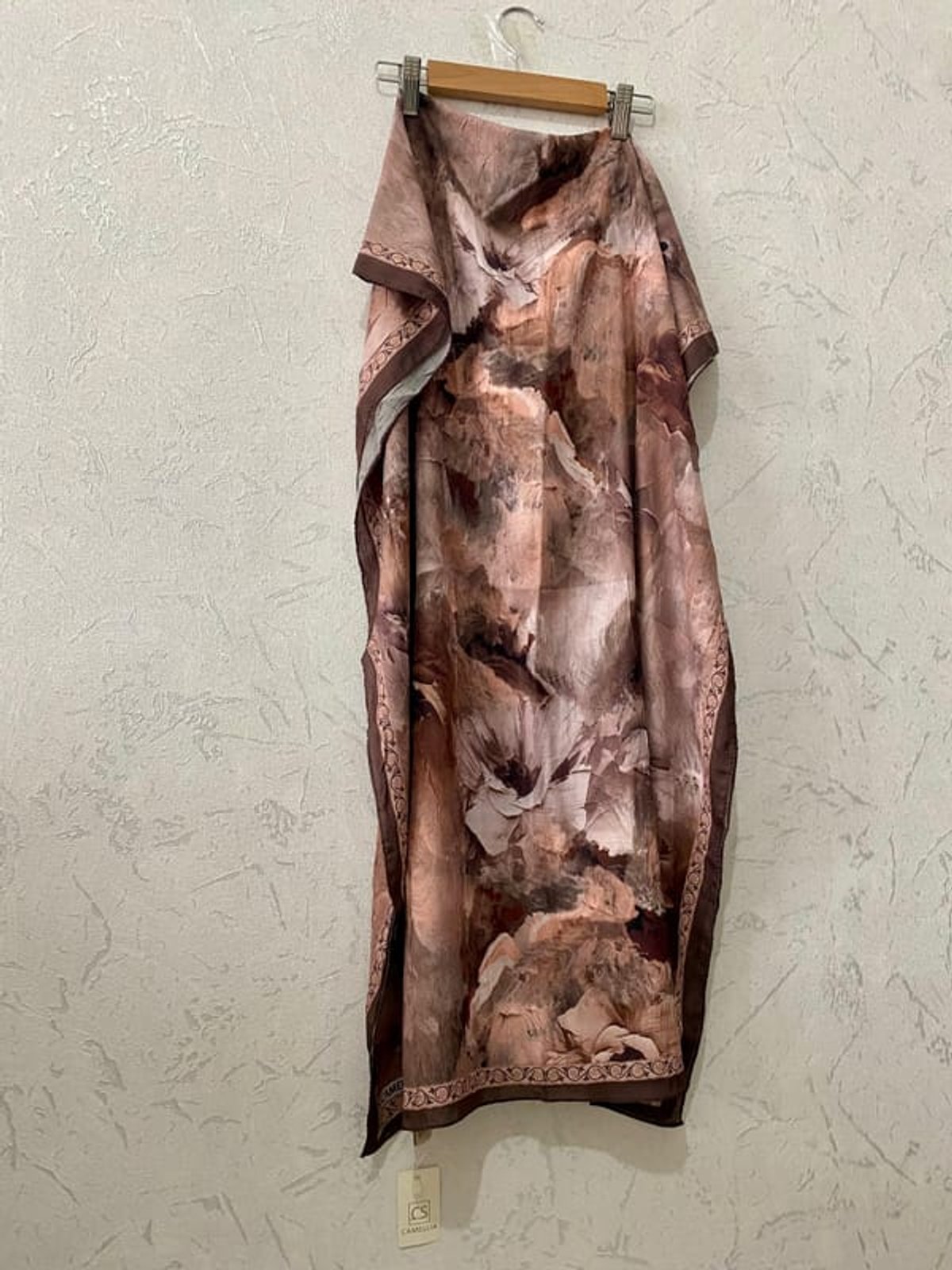 Sera Desen Kraş Şal - Tarçın