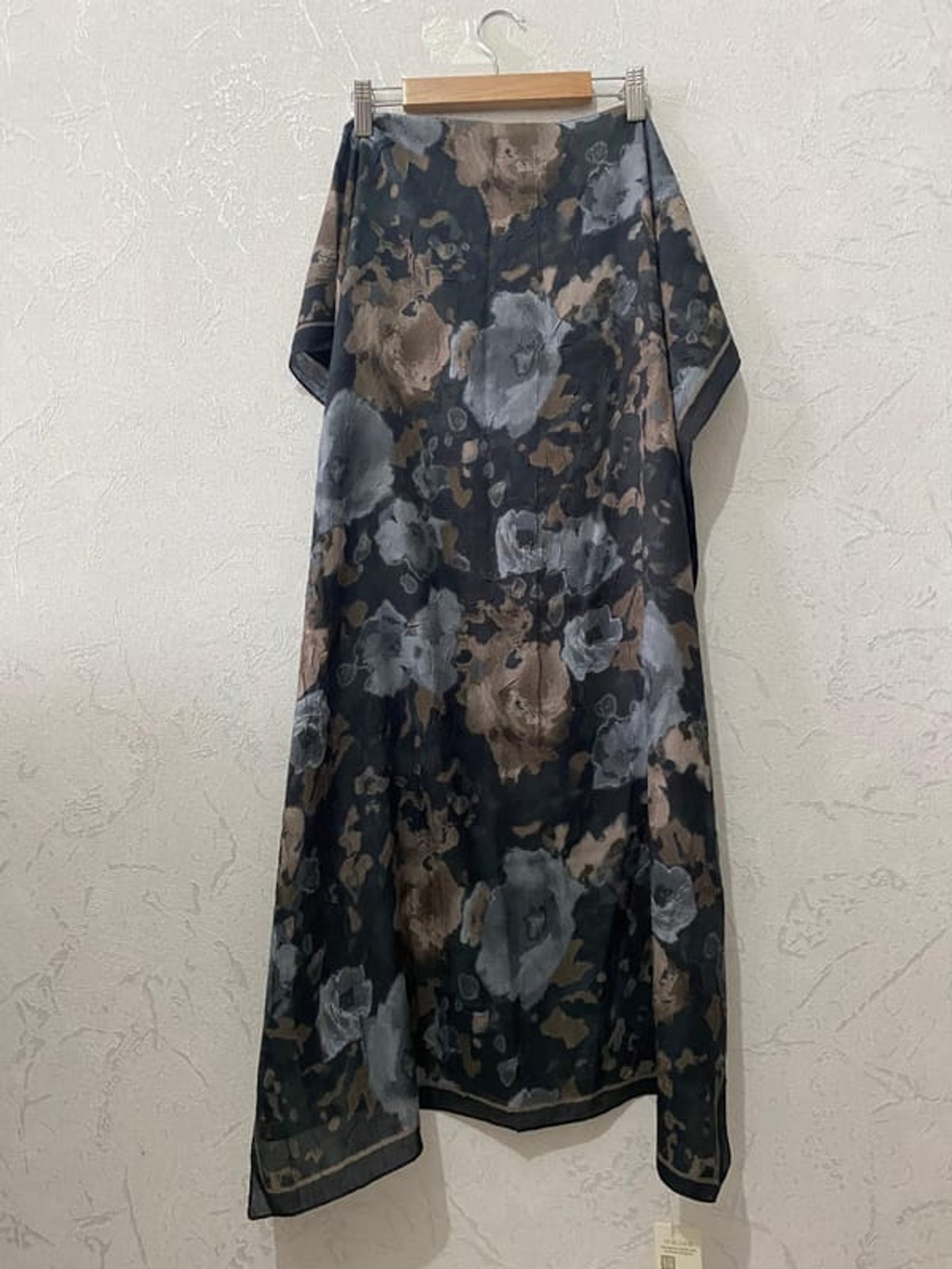 Pretty Kraş Şal - Siyah- Bej