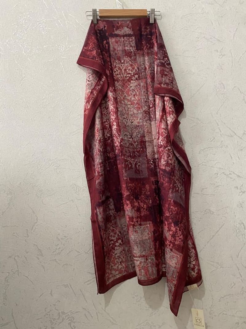 Mahzel Kraş Şal - Cherry 