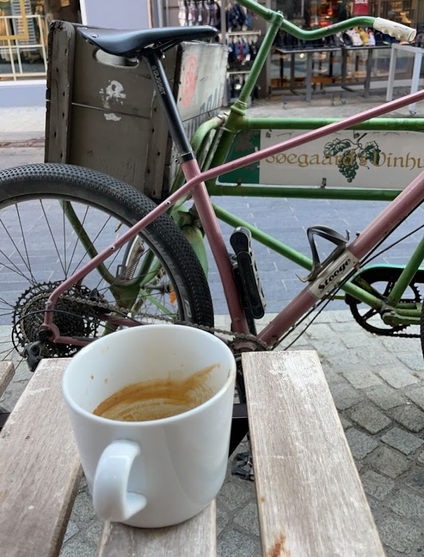 Post ride espresso