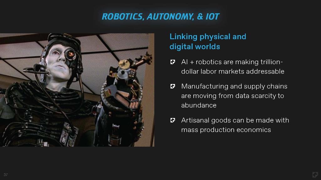 Robotics, Autonomy, & IOT