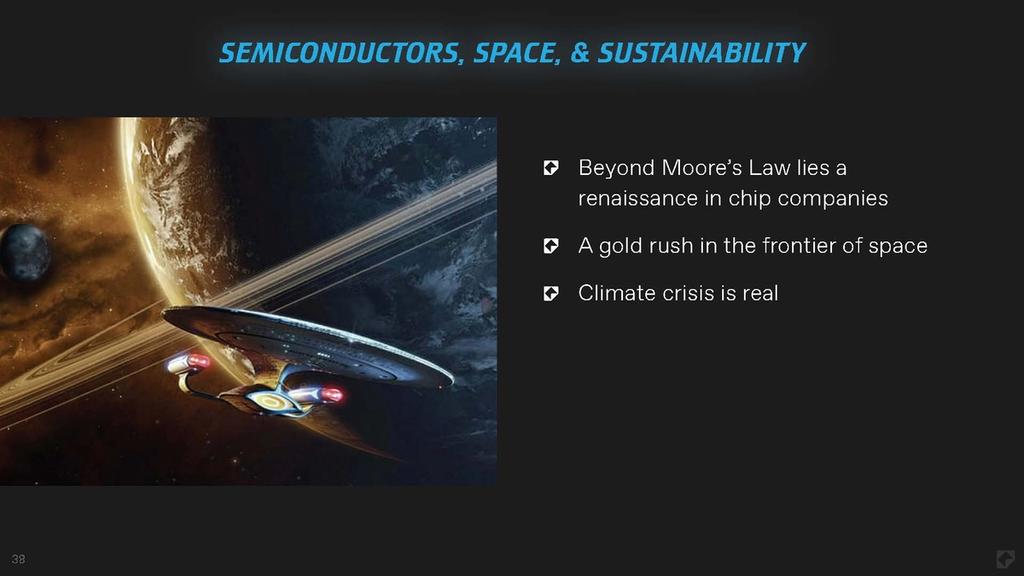 Semiconductors, Space, & Sustainability