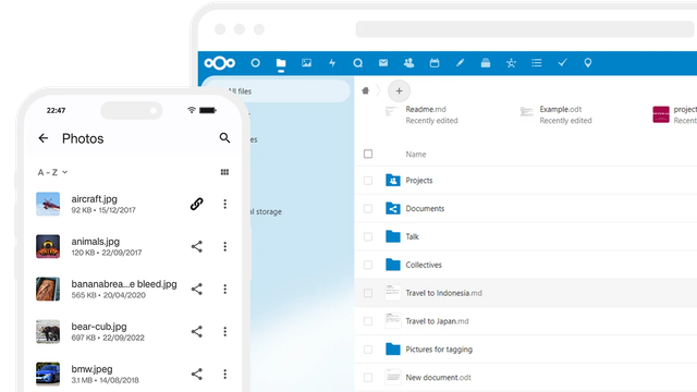 Nextcloud screenshot
