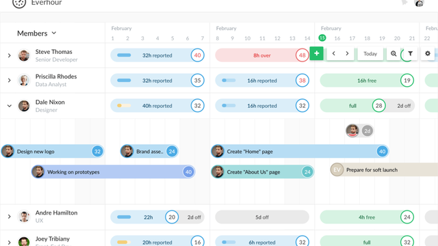 Everhour screenshot