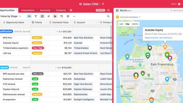 Airtable screenshot
