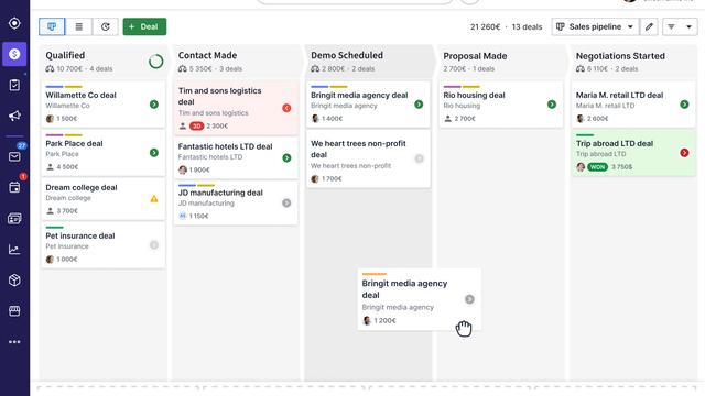 Pipedrive screenshot