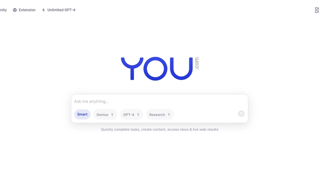 You.com screenshot