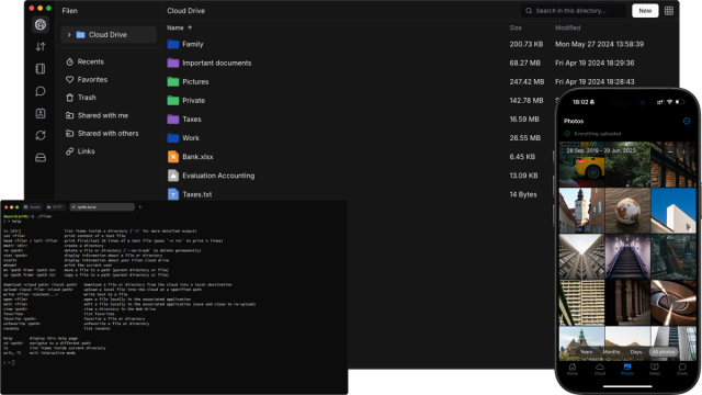 Filen screenshot
