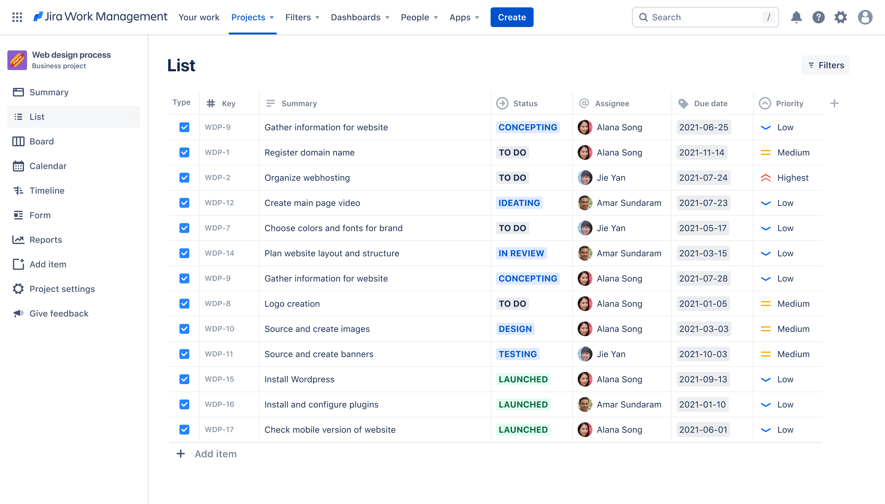 Product screenshot