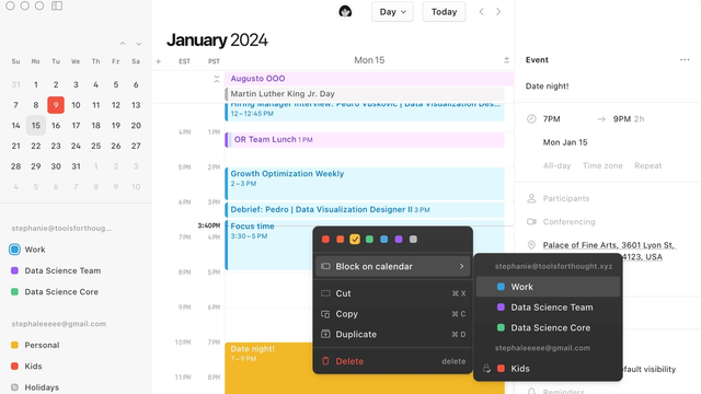 Notion Calendar screenshot