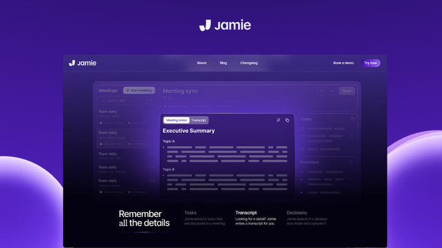 Jamie AI screenshot