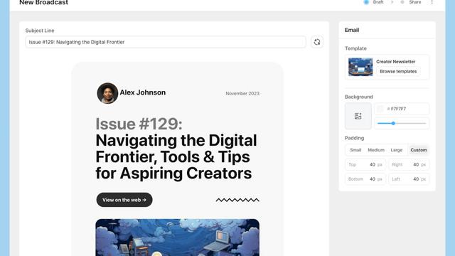 Kit (formerly ConvertKit) screenshot