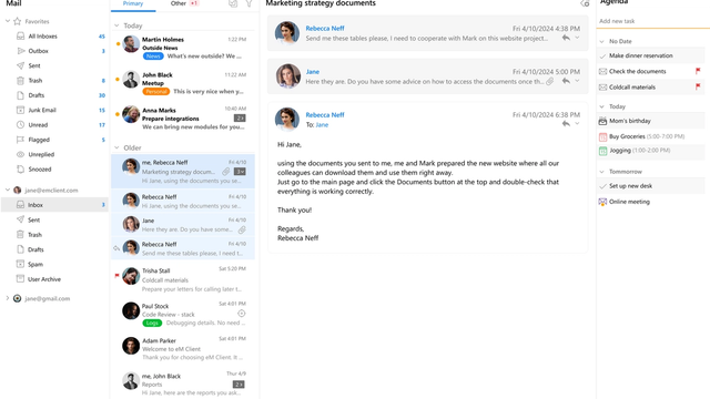 eM Client screenshot