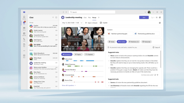 Microsoft Teams screenshot