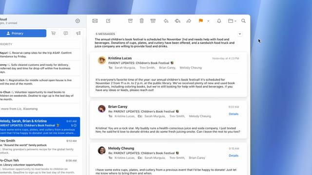 Apple Mail screenshot