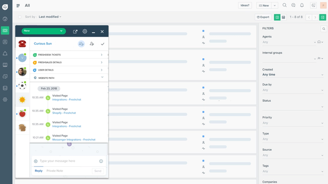 Freshdesk screenshot