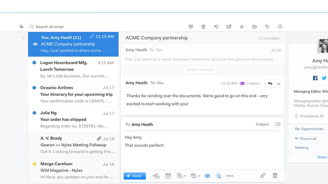 Mailspring screenshot