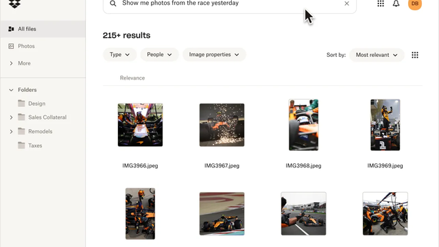 Dropbox screenshot