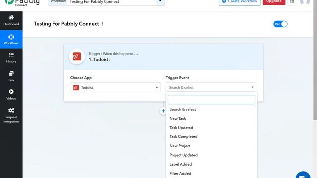 Pabbly Connect screenshot