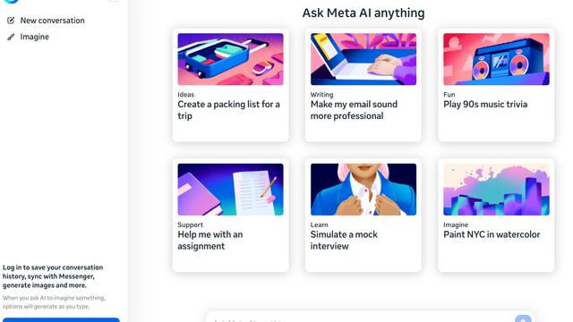 Meta AI screenshot
