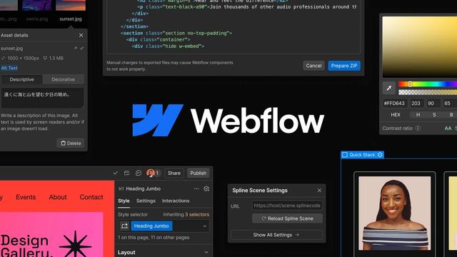 Webflow screenshot