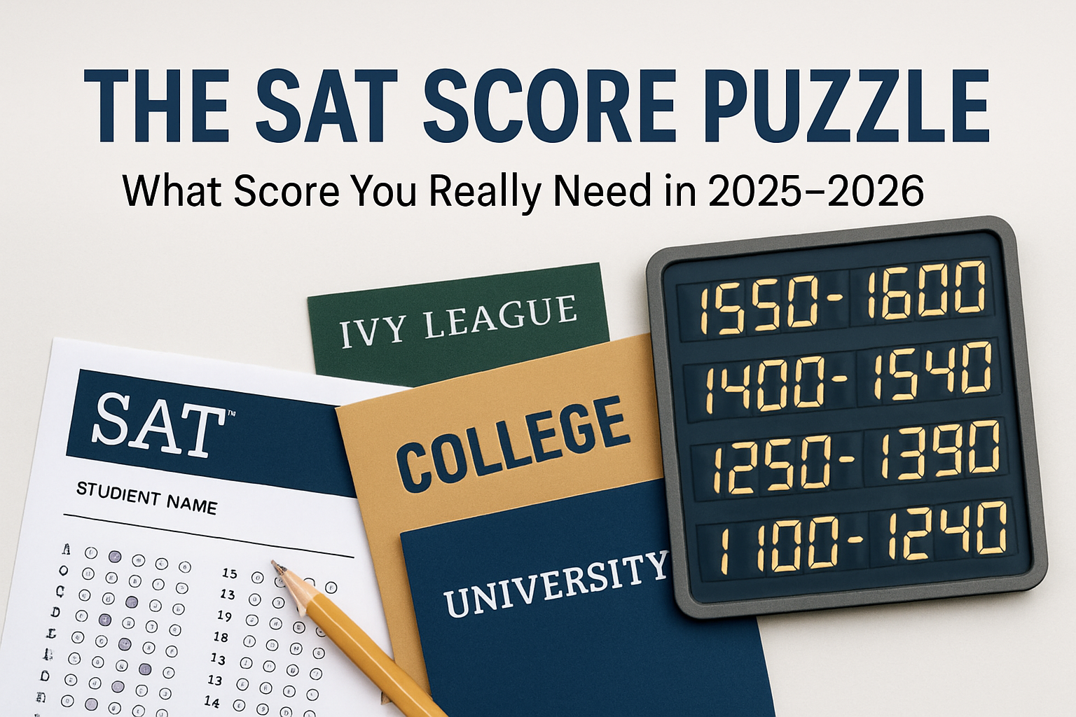 The SAT Score Puzzle – What Score you really need in 2025-2026