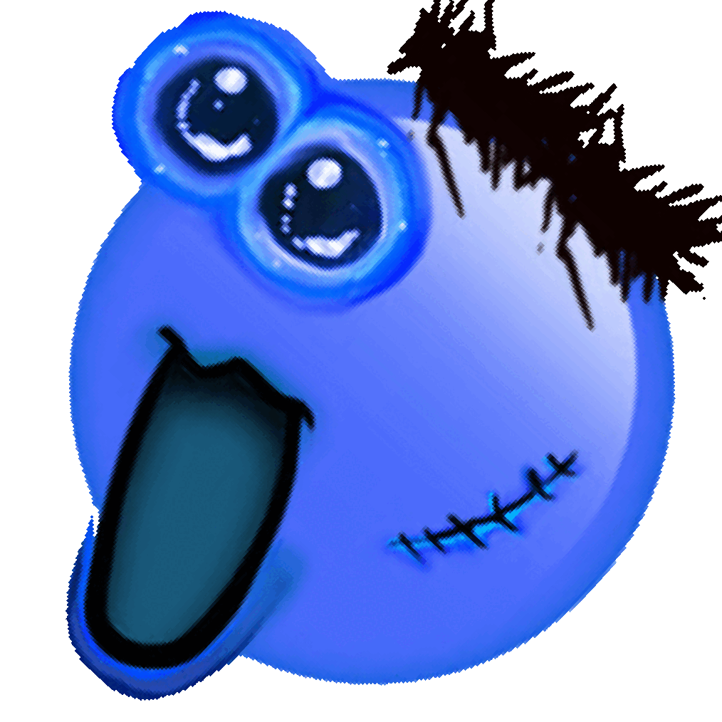 Spinning Cursed Emoji Mascot