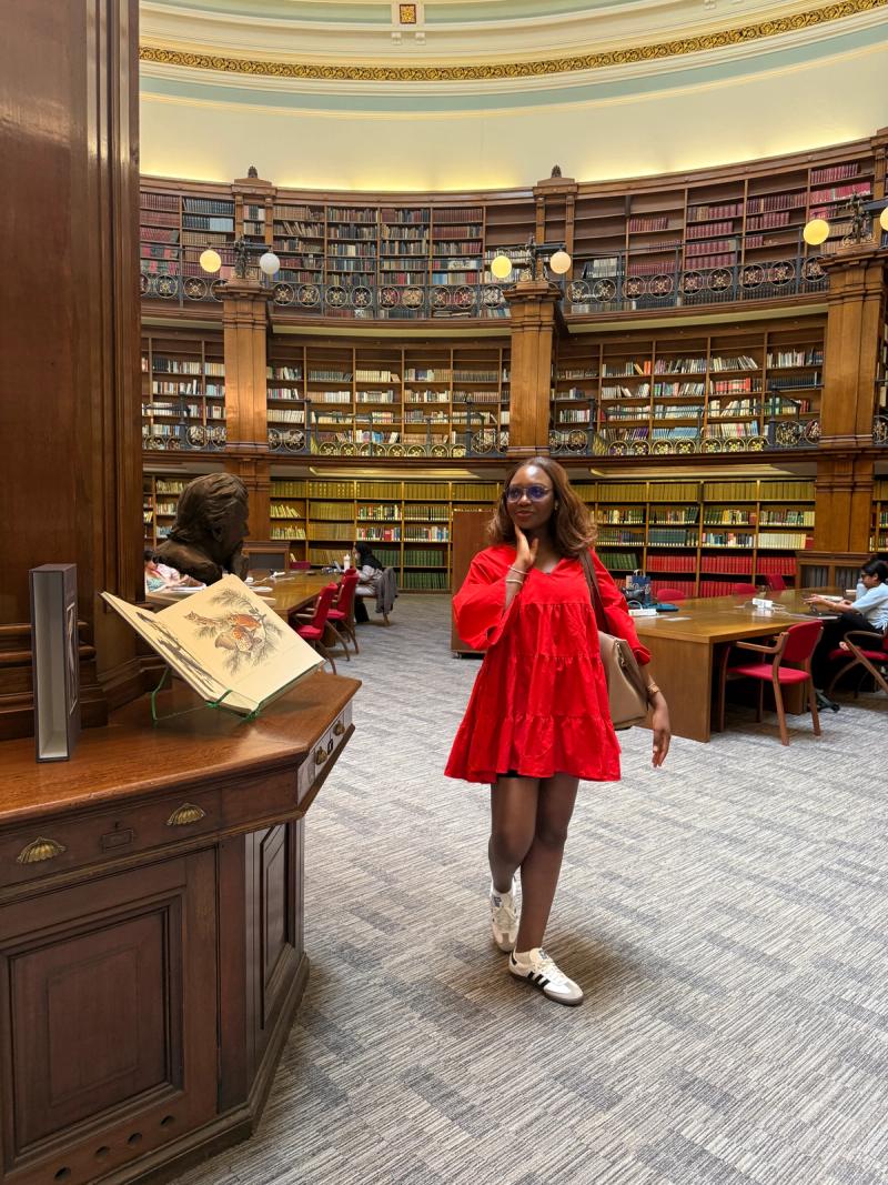 I in Picton reading room inside Liverpool Central Library