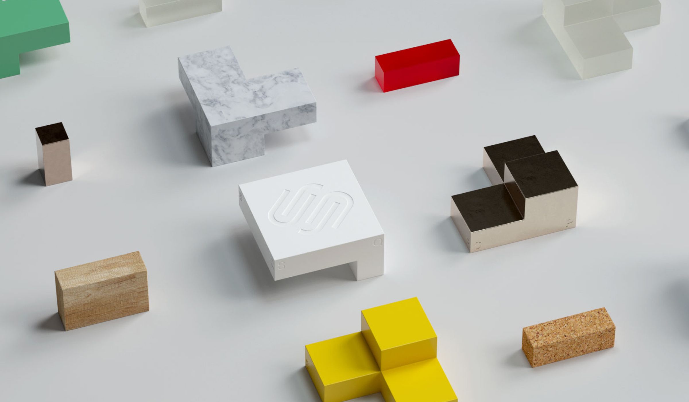 3D renders for Squarespace 'building blocks'