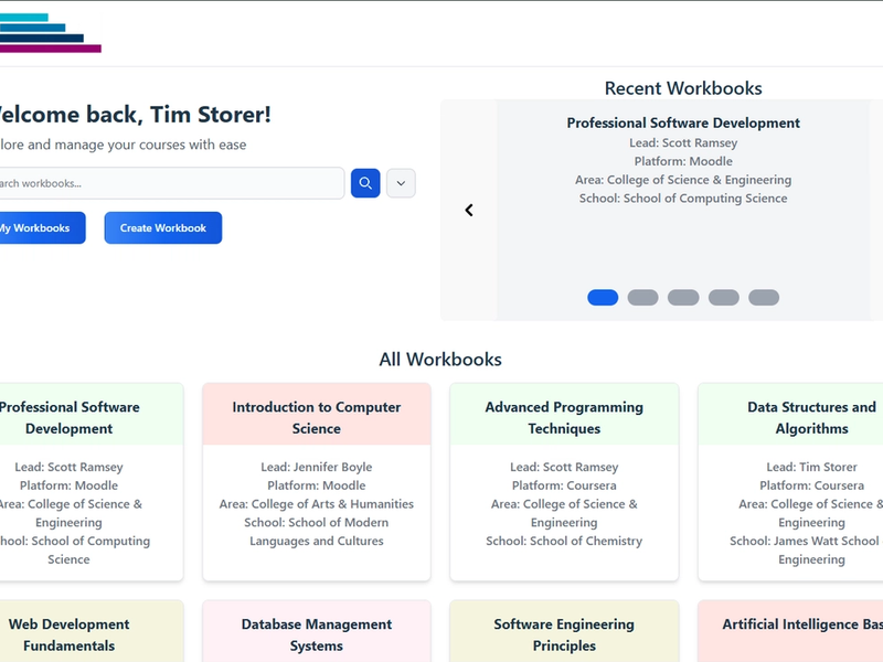 Course Content Mapping Web Application