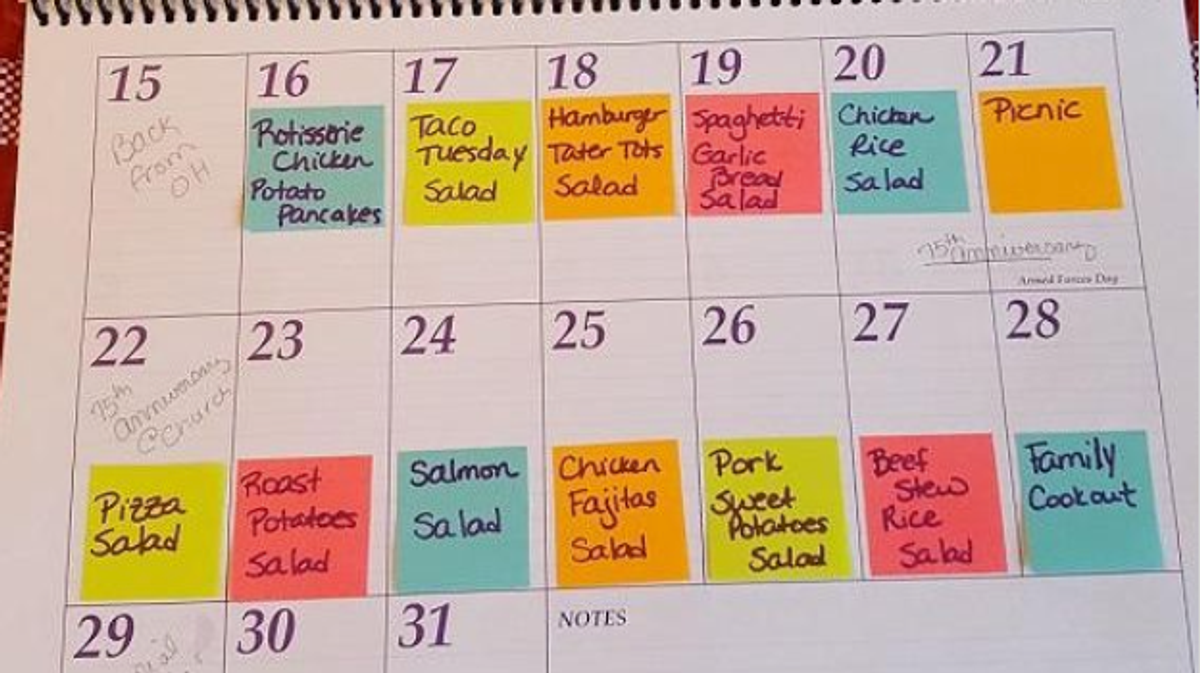 I Need Easy Menu Planning