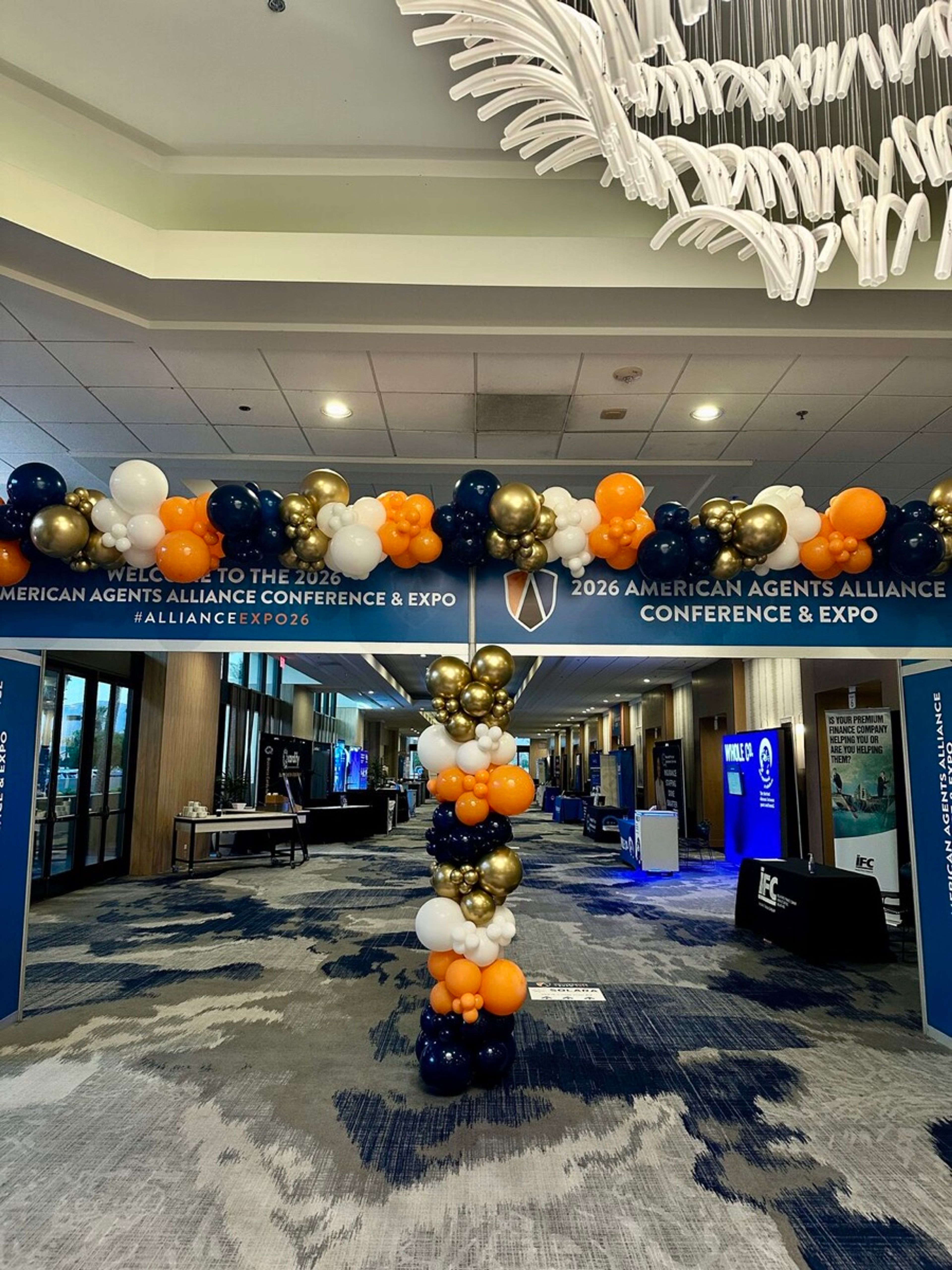 Entrance of the 2026 American Agents Alliance Conference and Expo in Palm Desert