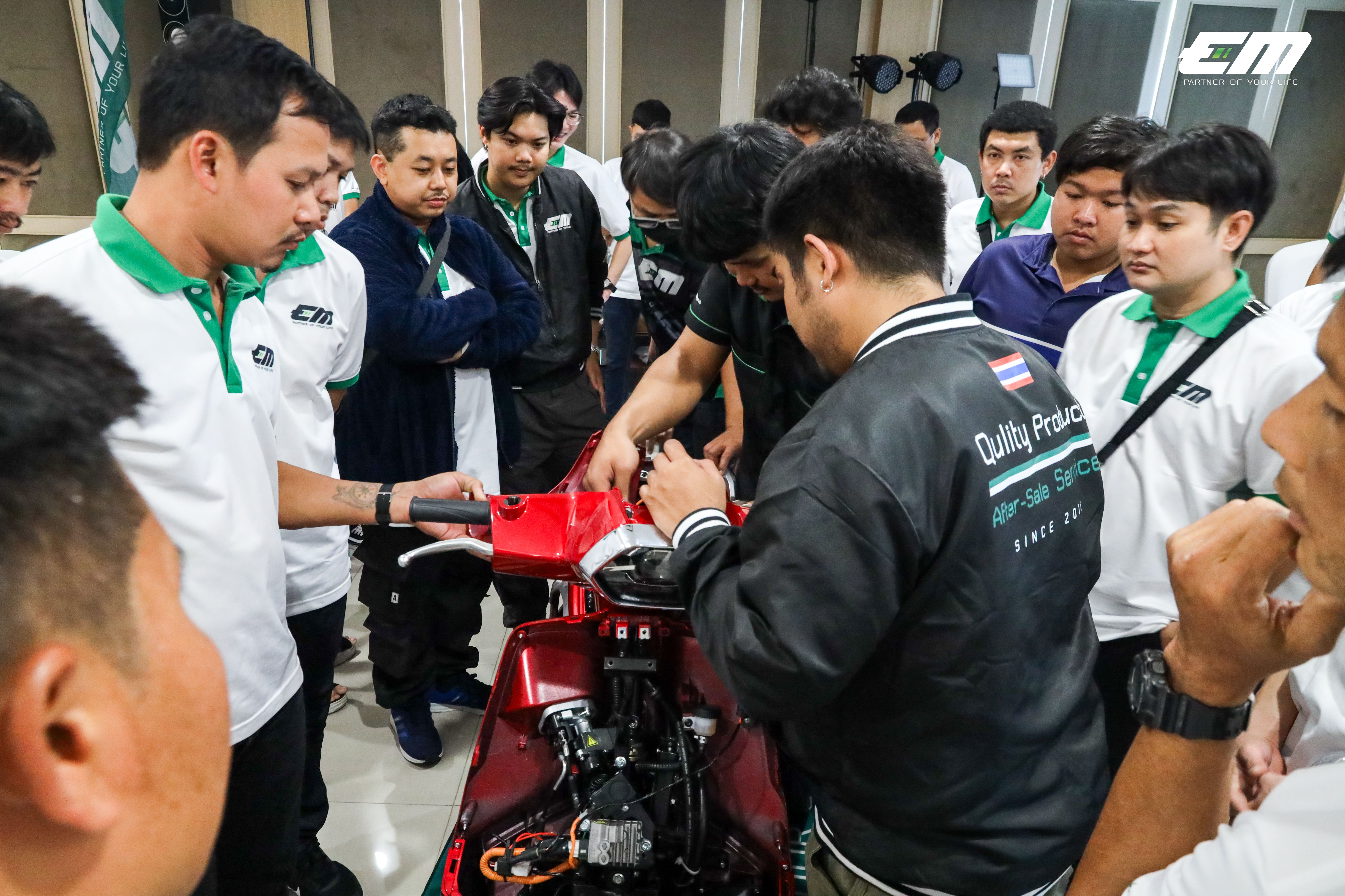 EM Motor จัดอบรมเพิ่มทักษะช่าง เตรียมความพร้อมก่อนเปิดสายการผลิตรุ่น “Milano”
