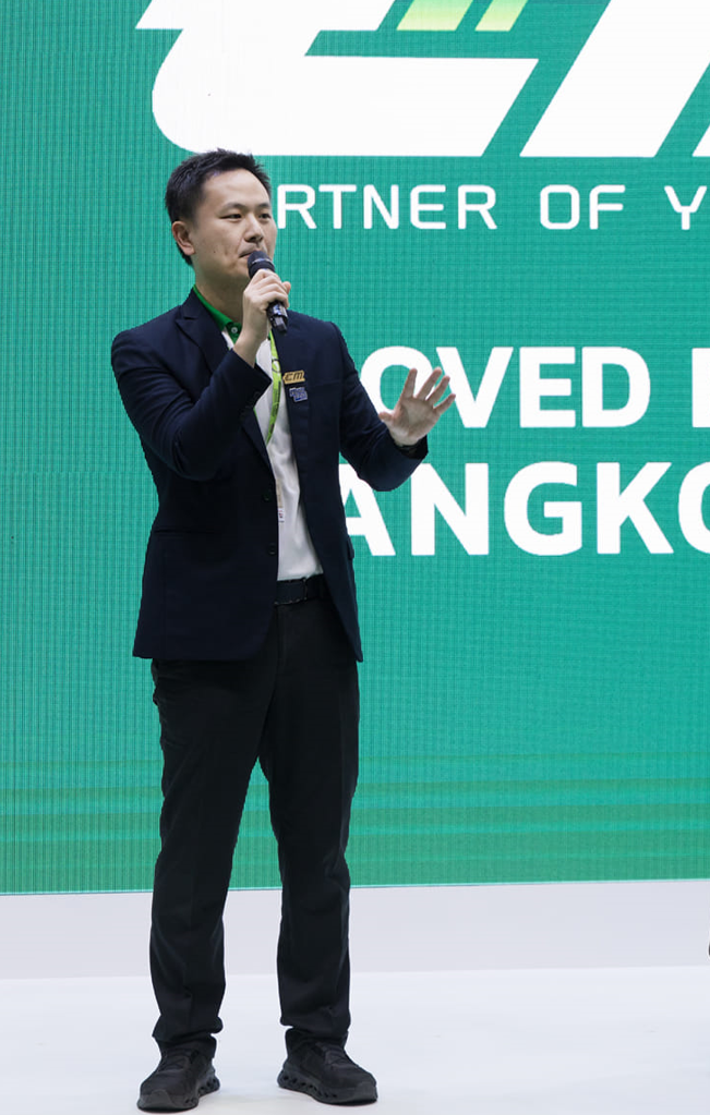 คุณซัน ธานัท พรหมธรรมกุล ประกาศแผนให้บริการตู้ชาร์จ EM Charger