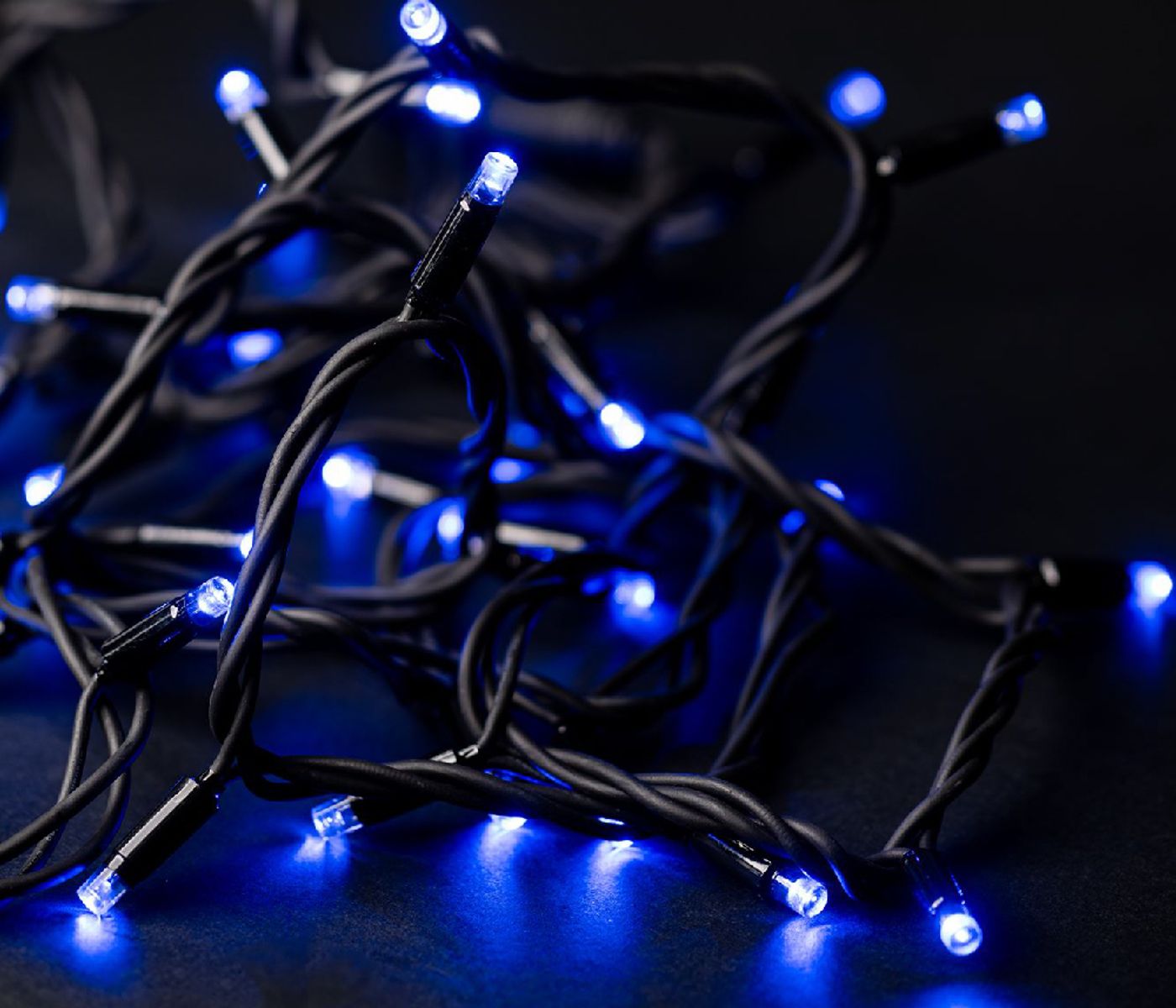 Fairy Light Straight String - Blue