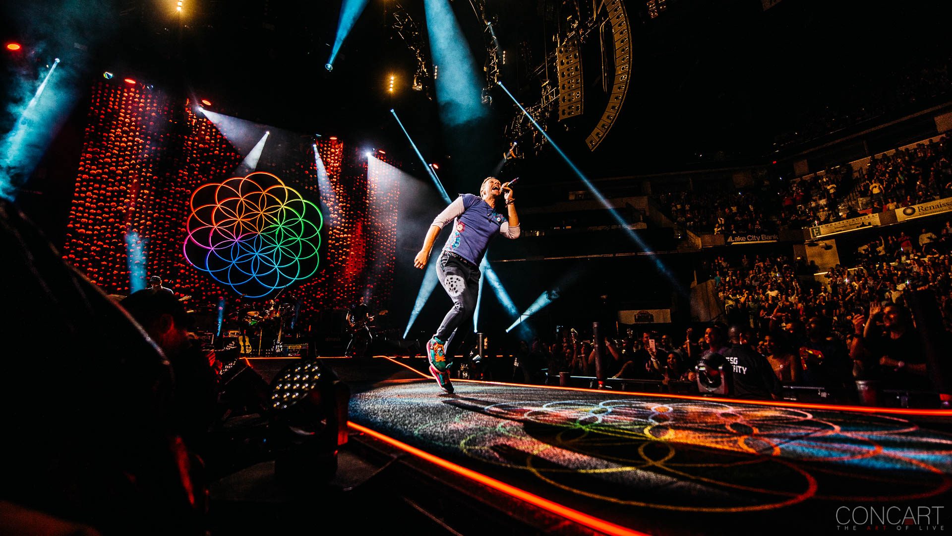 Coldplay ‘16 world tour project cover image